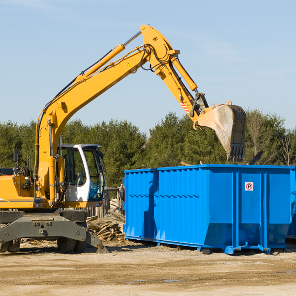 what happens if the residential dumpster is damaged or stolen during rental in Clements